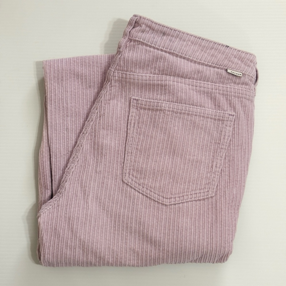 Pacsun Lavender Corduroy High Rise Mom Straight Leg Jeans - US 30